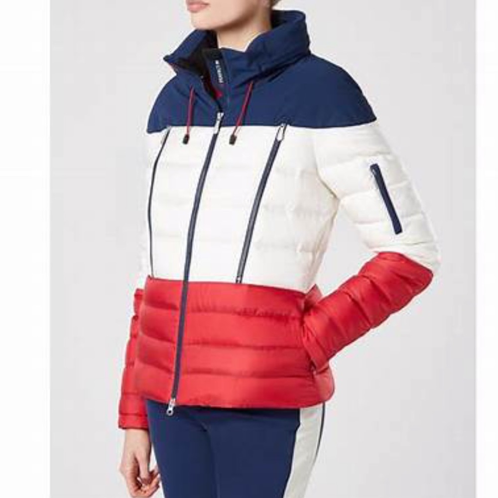 NWT. Women’s jacket. Red, white, blue. Size S.